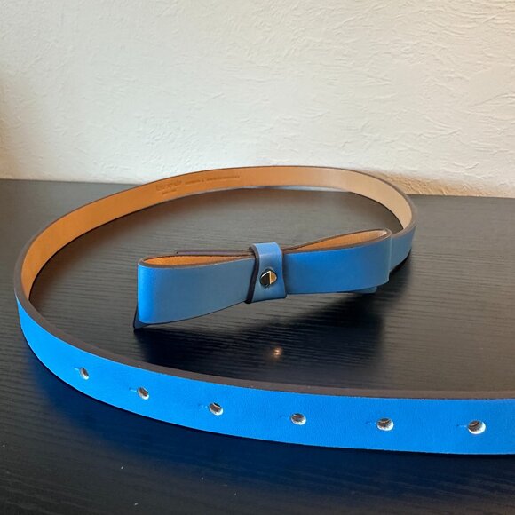 Kate Spade Bow Belt - Blue - Picture 1 of 6